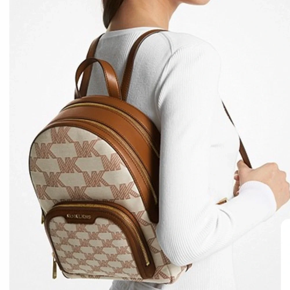 MICHAEL KORS Jaycee Medium Logo Jacquard Backpack Luggage color